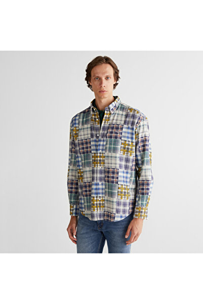 Gant Erkek Lacivert Relaxed Fit Gömlek