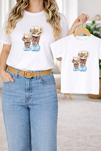 LORVEX Μπλουζάκι Mother Daughter Combination Oversize – Μπλουζάκι με στάμπα M...