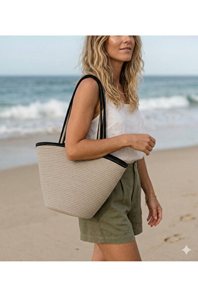 bayram taşcıoğlu home desing Daily Holiday Straw Beach Bag