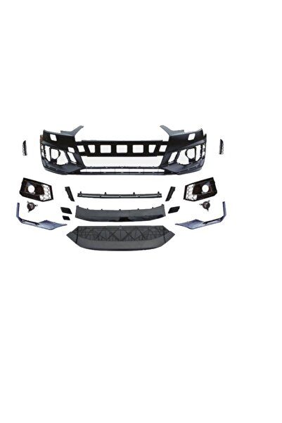 HasbeeParts Audi A4 Rs4 Ön Tampon Komple Set 2017-2019 arası uyumlu Panjursuz