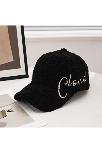 valkyrie Plush Hat Women Men Unisex Winter Hat Cloud Embroidered Adjustable B...