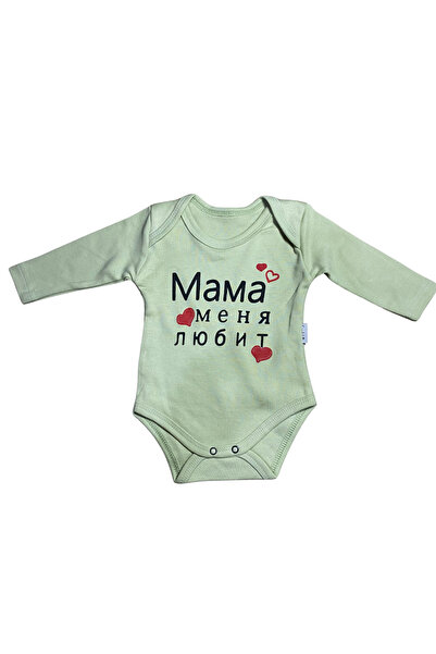 OEM 100% cotton baby bodysuit "Mommy loves me"