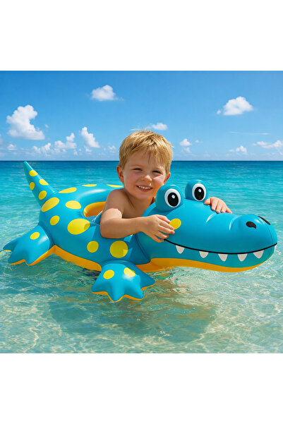 NUNU Children's Swimming Ring with Animal Figures |   Inflatable Sea & Pool Ring