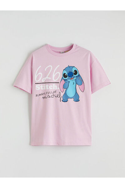 LC Waikiki تي شيرت بناتي مطبوع عليه ستايل شايبيرز ستيتش من UZG STORE