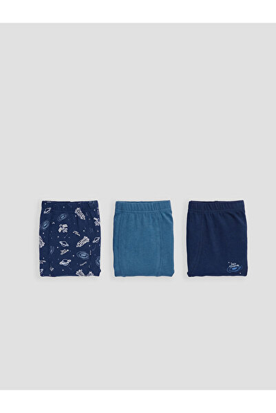 LC Waikiki Özmarka New Season Patterned Boys' Boxer 3-Piece Set