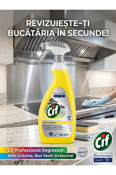 Cif Pro Formula Professional Kitchen Degreaser, Fast Action, HACCP Approved, ...