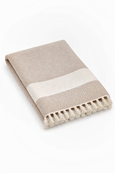 Life Line %100 Doğal Pamuk Elmas Peştemal 100x180 cm Plaj Havlusu