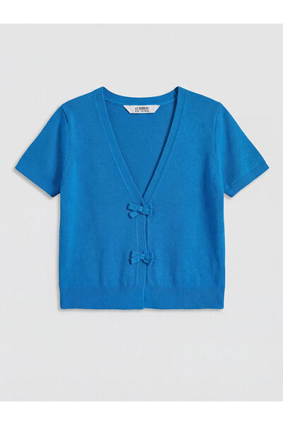 LC Waikiki I V Dikim Bow Detail Girls' Knitwear Cardigan from Freezen Store