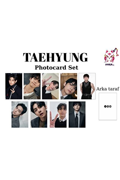 Hara Company SET de photocards BTS Arirang Taehyung (9 bucăți) realizat de fani