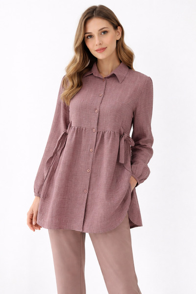 vatanseverbutik Women's Lace-Up Tunic