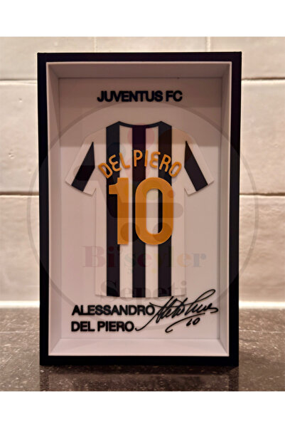 Bi'şeyler Sepeti Alessandro Del Piero - Juventus FC - Forma İmzalı Çerçeve He...