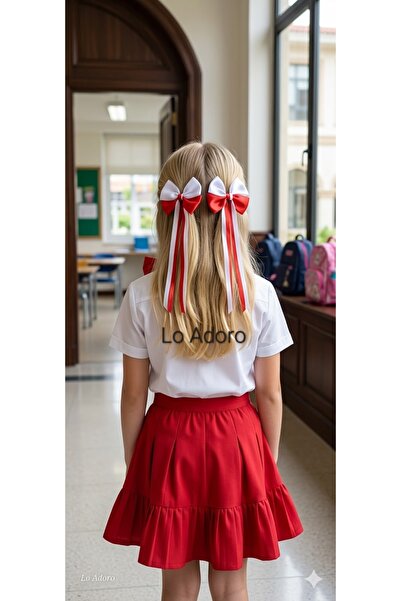 LO ADORO 23 квітня (1 шт.) Заколка для волосся зі стрічкою та бантом, заколка...