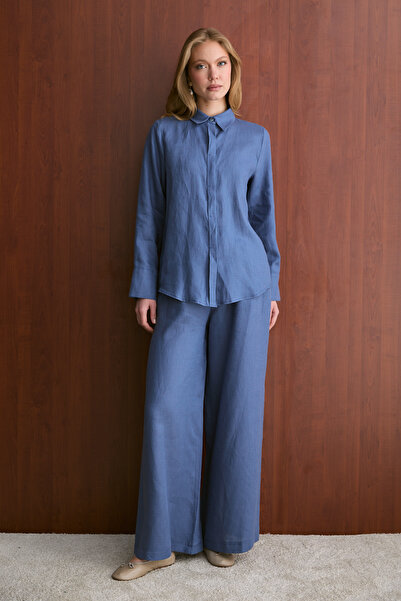 Melike Tatar Linen Trousers 32-2765-1