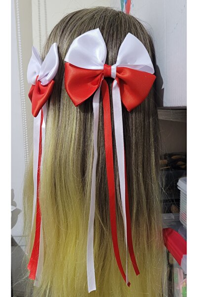 LO ADORO 23 aprilie 2 bucăți roșu alb negru fundă de sărbătoare cu panglică 1...