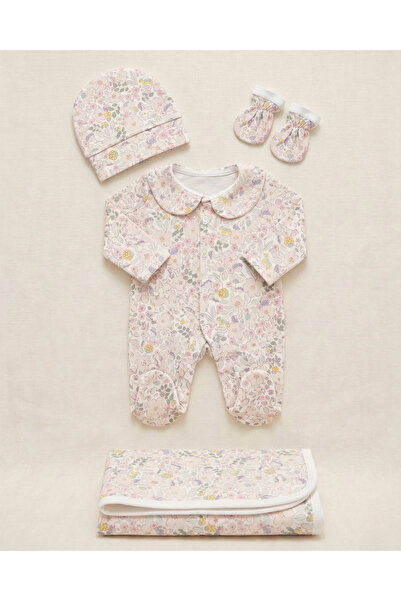 Zezig Pinky Dreams 4 Piece Hospital Discharge Set 100% Cotton