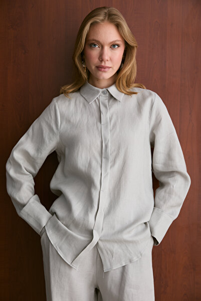 Melike Tatar Linen Shirt 32-2765