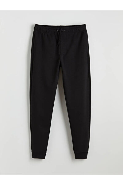 LC Waikiki Black Standard Fit Men's Jogger Sweatpants