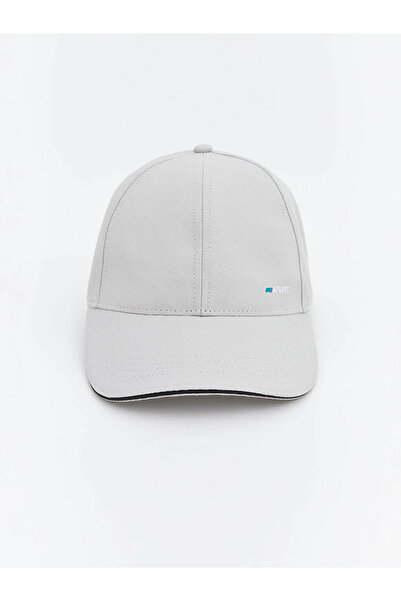 LC Waikiki Gray Embroidered Men's Cap Hat