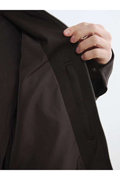 LC Waikiki Kahverengi Standart Kalıp Erkek Ceket