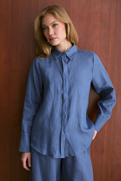 Melike Tatar Linen Shirt 32-2765