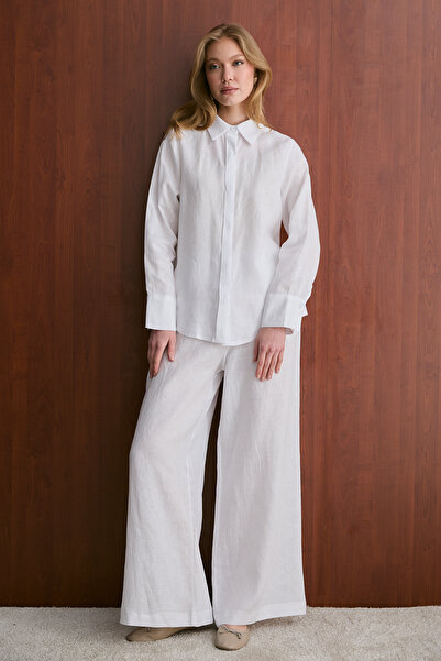 Melike Tatar Linen Trousers 32-2765-1