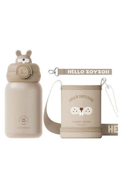 zoy zoii Παιδικό Θερμός Παγούρι Νερού E 8 450 ml Κουνελάκι