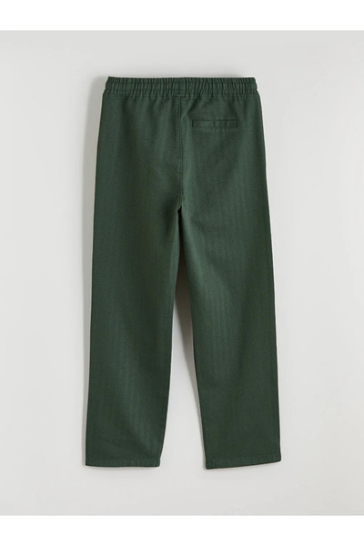 LC Waikiki Pantaloni pentru băieți cu talie elastică verde