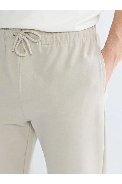 LC Waikiki Beige Standard Fit Men's Jogger Sweatpants