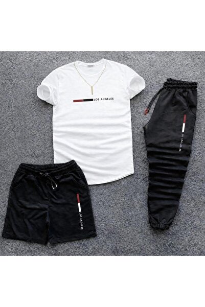 zeag Unisex Los Angeles Printed 3-Piece Combination Set