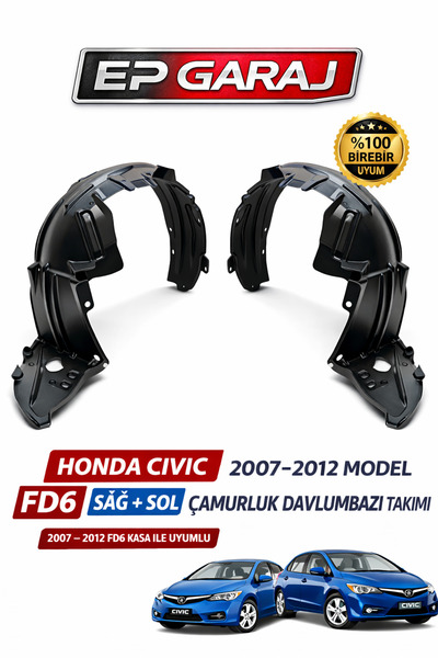 EP GARAJ OTOMOTİV HONDA CİVİC 2006-2012 MODEL UYUMLU FD 6 SAĞ SOL DAVLUMBAZ T...
