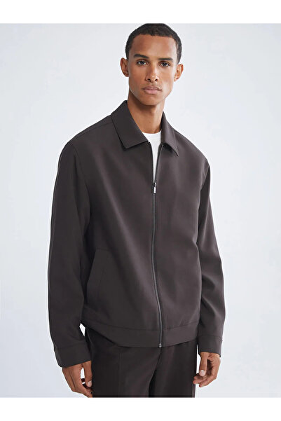 LC Waikiki Brown Standard Fit Men's Coat