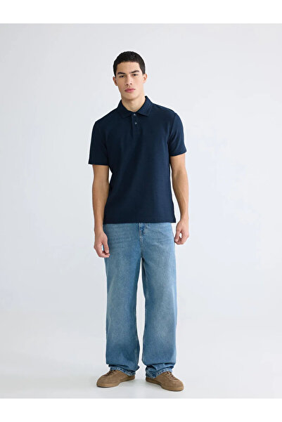 LC Waikiki Tricou pentru bărbați cu guler polo bleumarin