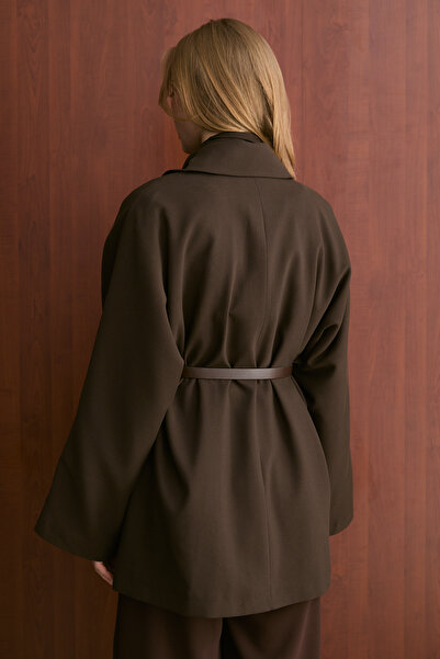 Melike Tatar Polyviscon Shawl Jacket 32-2700