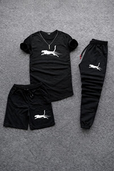 zeag Unisex Leopard Printed 3-Piece Combination Set