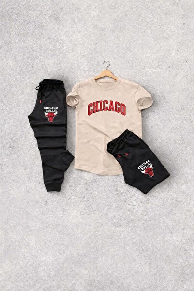 zeag Unisex Chicago Printed 3-Piece Combination Set