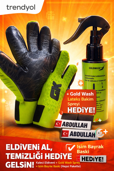 Goalkeeperstore Profesyonel kaleci eldiveni ücretsiz isim kişiselleştirme ve ...