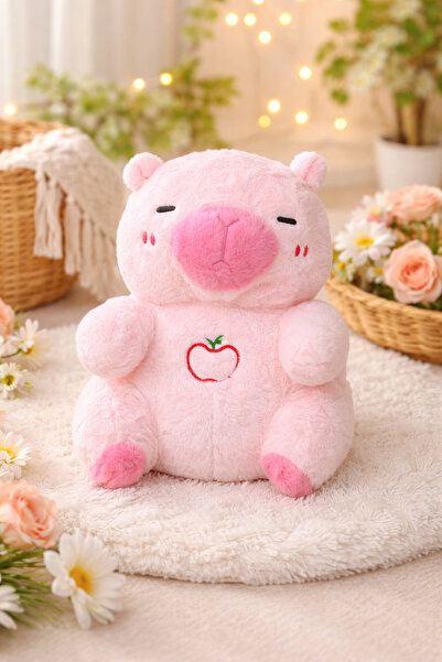 TREND Nefes Alan Peluş Uyku Arkadaşı Pembe Kapibara