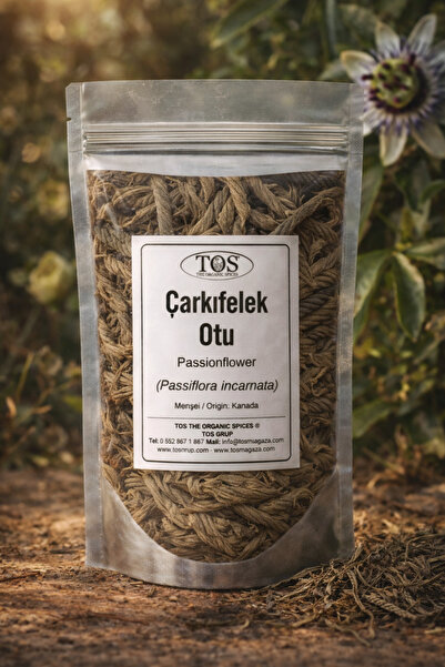 TOS The Organic Spices Passionflower 250 Gr (1. Quality) Passiflora Incarnata...