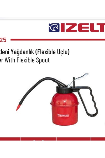 İzeltaş Madeni Yağdanlık Flexible Uçlu 300cc