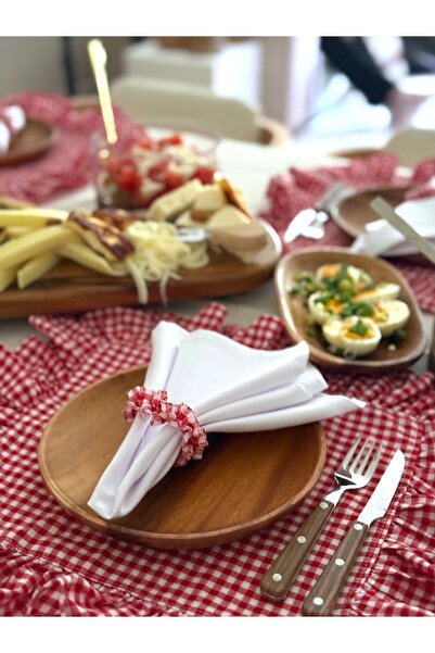 KaiAtelier 4-Piece Ivory Linen Napkin Set 35cm