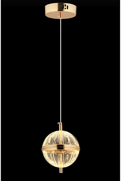 Marsel Lighting küre tekli led avize 3 renk led secenekli modern avize