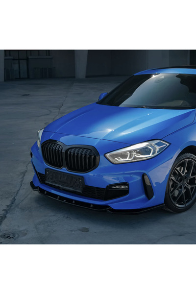 TMZ Garage BMW 1 Serisi F40 2019-2024 M Paket Ön Lip Piano Black Ön Tampon Al...