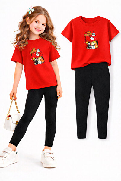 genosha Σετ κολάν και μπλουζάκι για κορίτσια/ Συνδυασμός μητέρας-κόρης