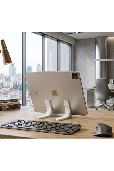 Noveria Tech Minimal iPad Standı Tablet Tutucu Şık Tasarım Masaüstü Stand