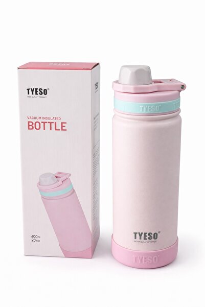 OEM Sticla termos TYESO Vacuum Insulated – Roz Pastel - 600 ml