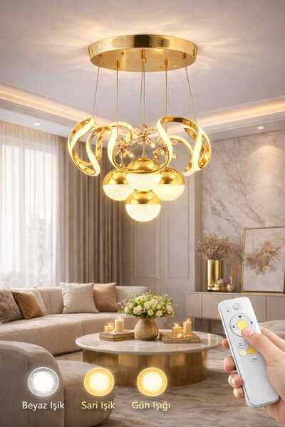 Marsel Lighting SİERRA 4 TOPLU MODERN AVİZE 3 RENK LED SECENEKLİ SALON OTURMA...