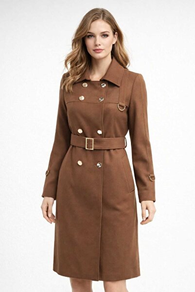 ESİN GİYİM Araboy soft cashmere kaban kadın kış koleksiyonu