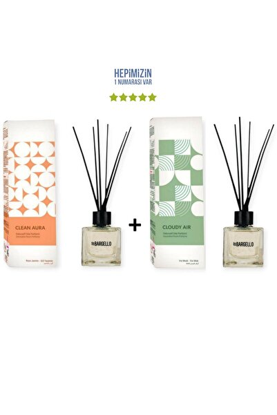 Bargello Clean Aura + Cloudy Air Dekoratif Ortam Kokusu 50 ml - Bambu Çubuklu