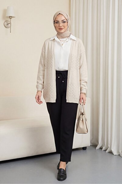 HİJABAYA Αραβική Διάτρητη Πλεκτή Ζακέτα