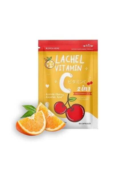 F4A Lachiel Vitamin C with Cherry and Lemon 60 Capsules 2x1
